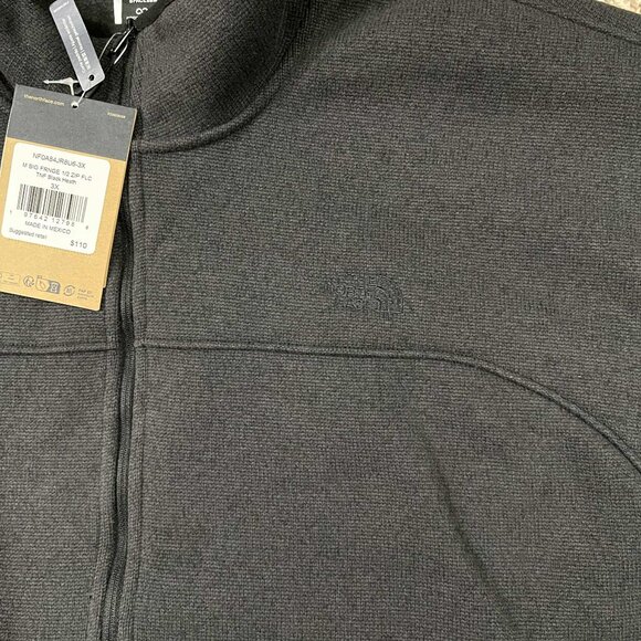 The North Face Men’s Front Range Fleece Half Zip Sweatshirt Black, Size 3X (New) - Picture 7 of 16